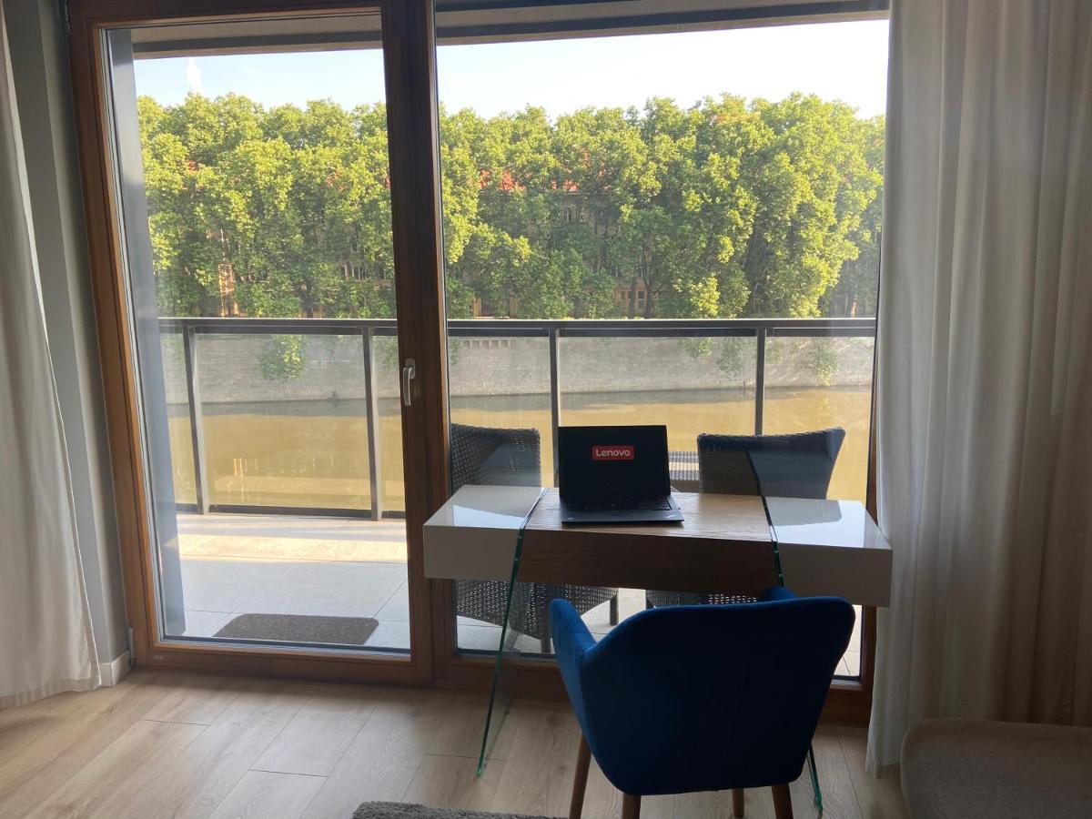 Apartament Studio Z Widokiem Na Odre Bulwary Ksiazece Wroclaw Luaran gambar